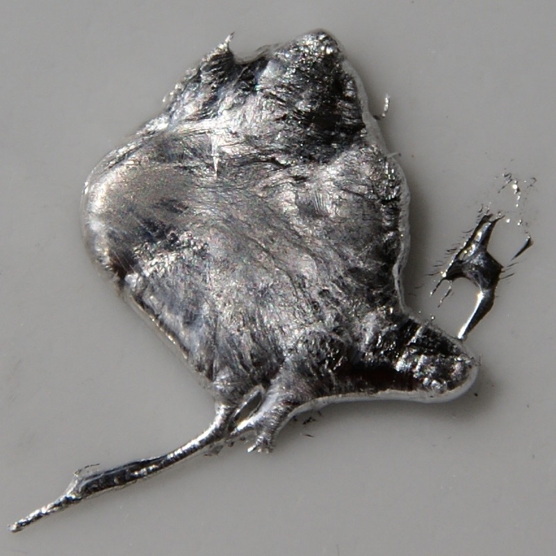 Indium — 1.5 x 1.5 cm liquid indium
