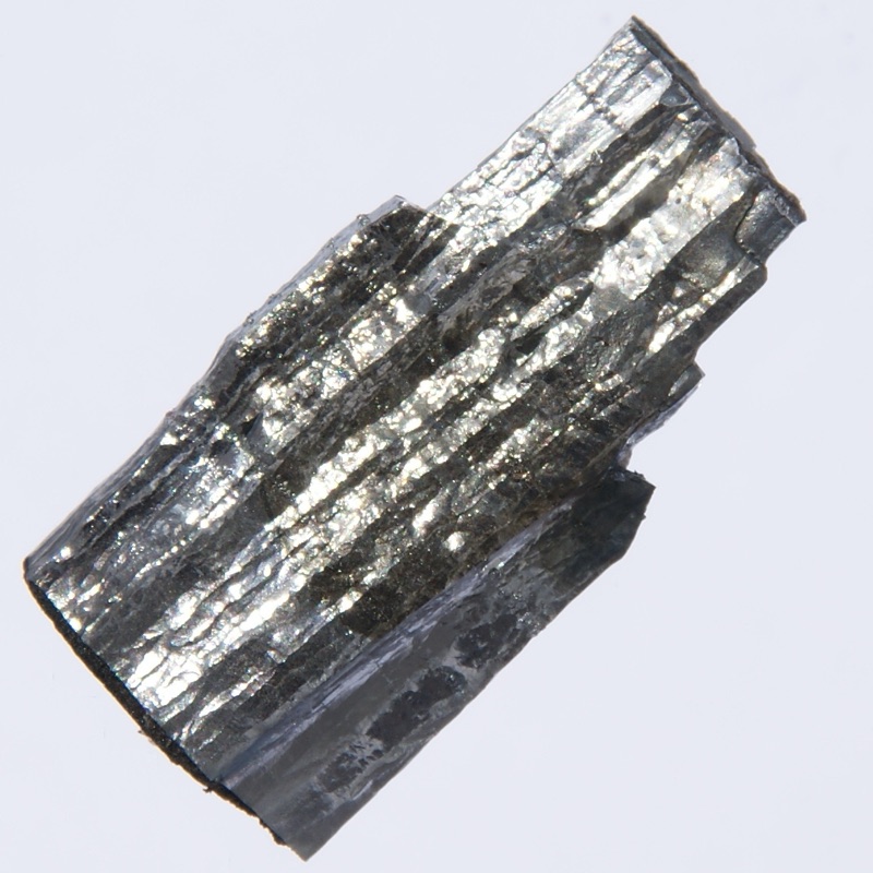 Molybdenum — 99.9 Pure Molybdenum Crystal, about 2 x 3 cm, with anodisation color