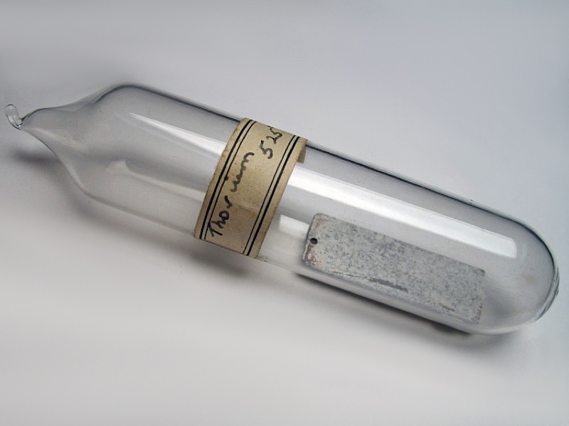 Thorium — Thorium Metal in Ampoule, corroded