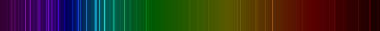 Emission spectrum of Argon